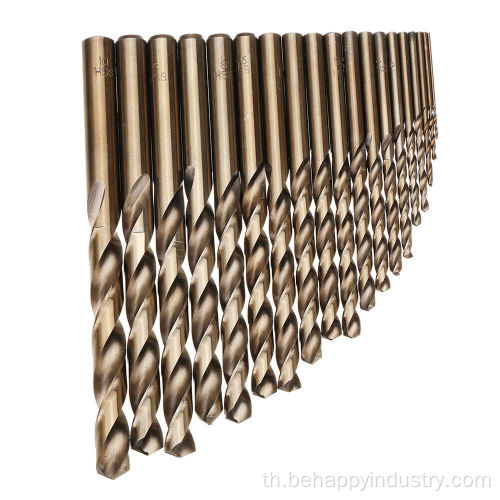 Twist Drill Bit Set สำหรับการขุดเจาะไม้โลหะ